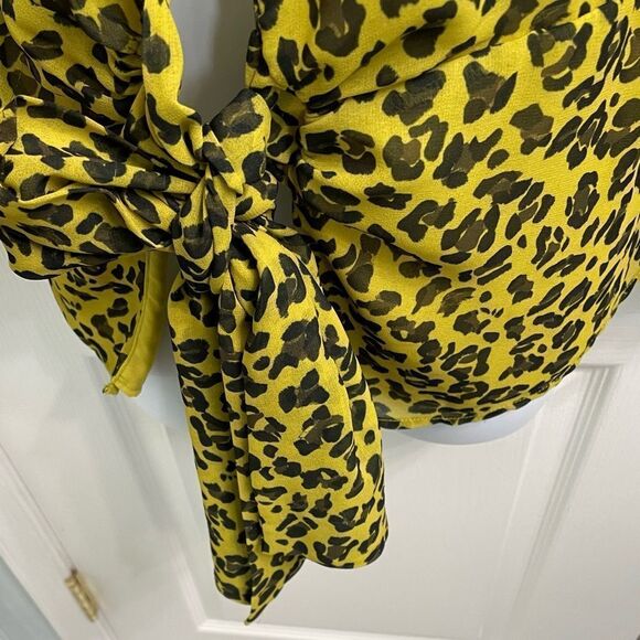 Sweet Pea New York & Company by Stacy Frati Animal Print Blouse - Picture 8 of 10